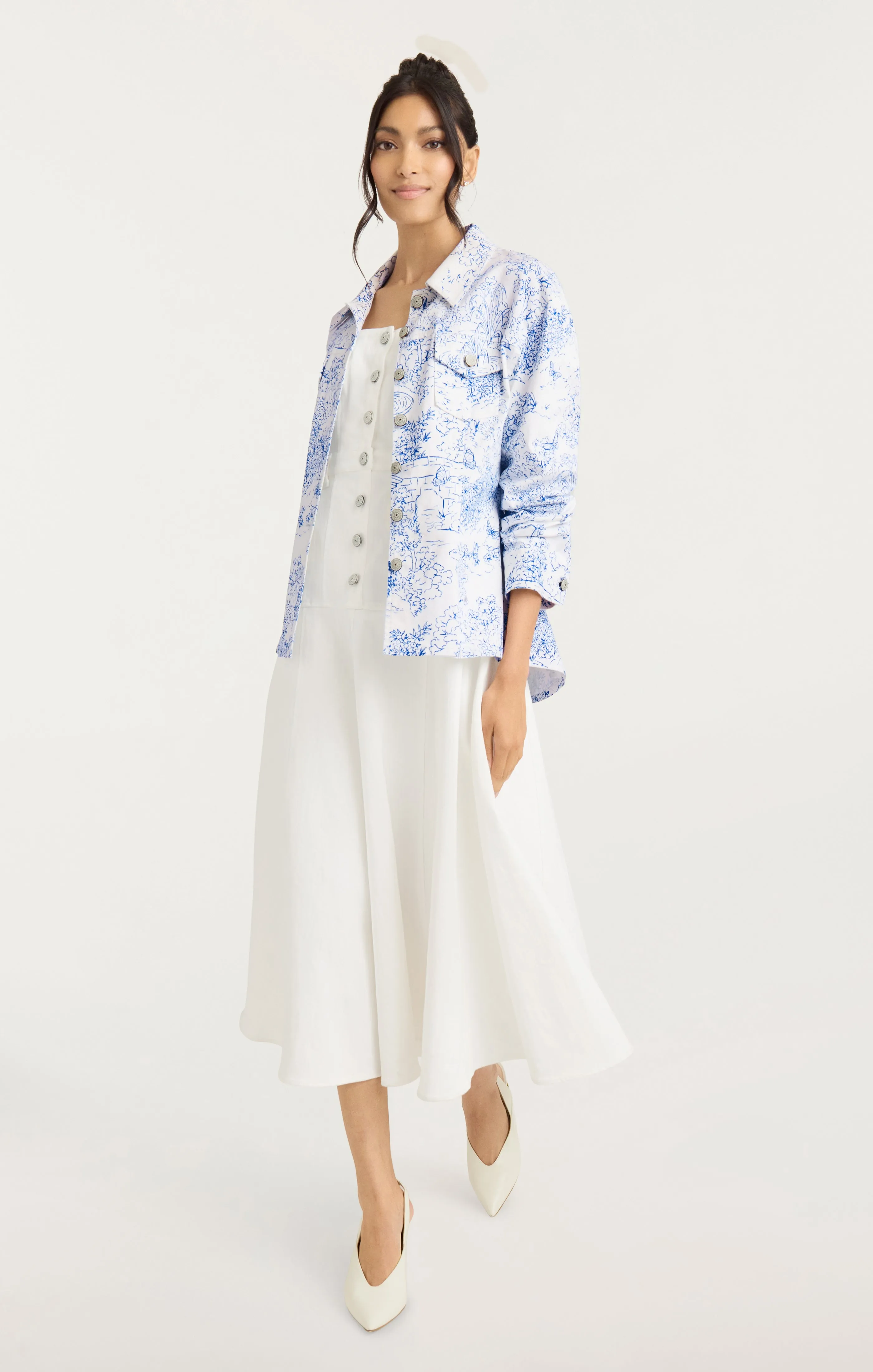 Garden Toile Scrunched Canyon Jacket