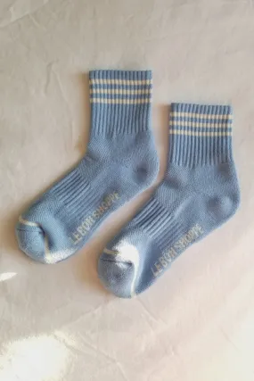 Girlfriend Socks - Parisian Blue