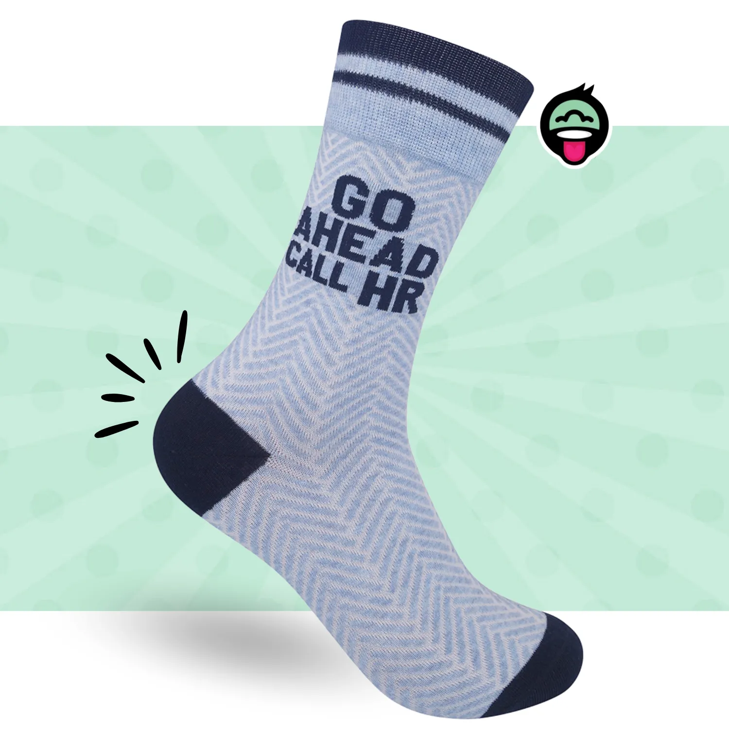 Go Ahead Call HR Socks | Funny Unisex Socks | Fun Socks