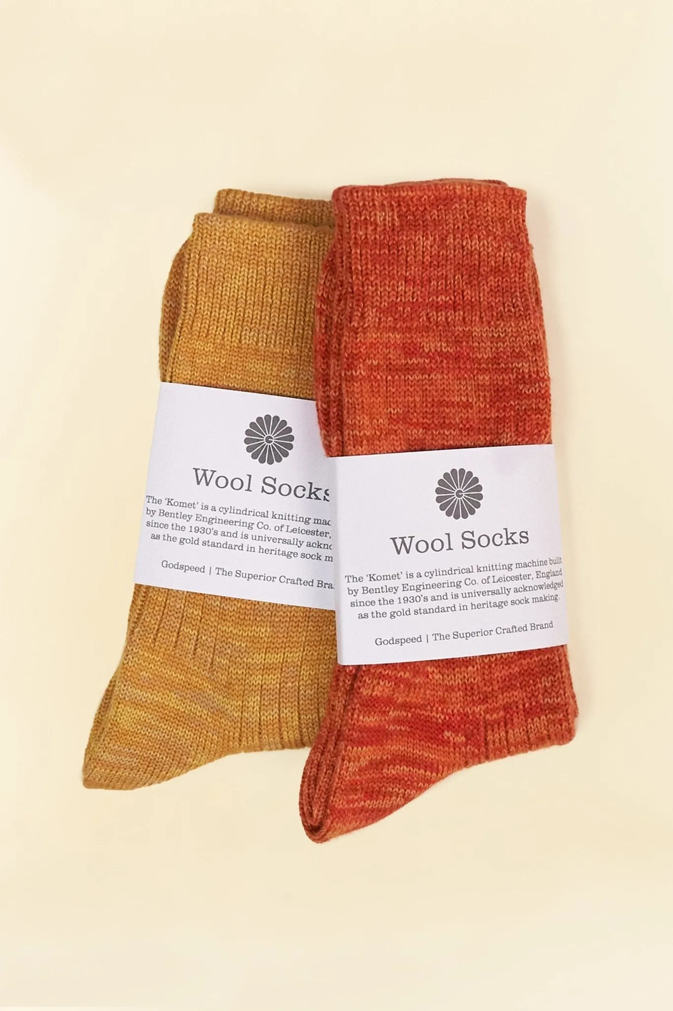 Godspeed Merino Wool Socks - Rust