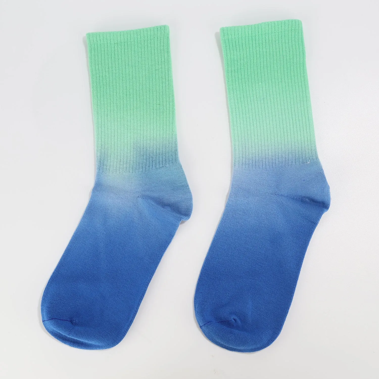 Green To Blue Socks