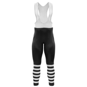 Half Stripes Bib Pants (BLACK)