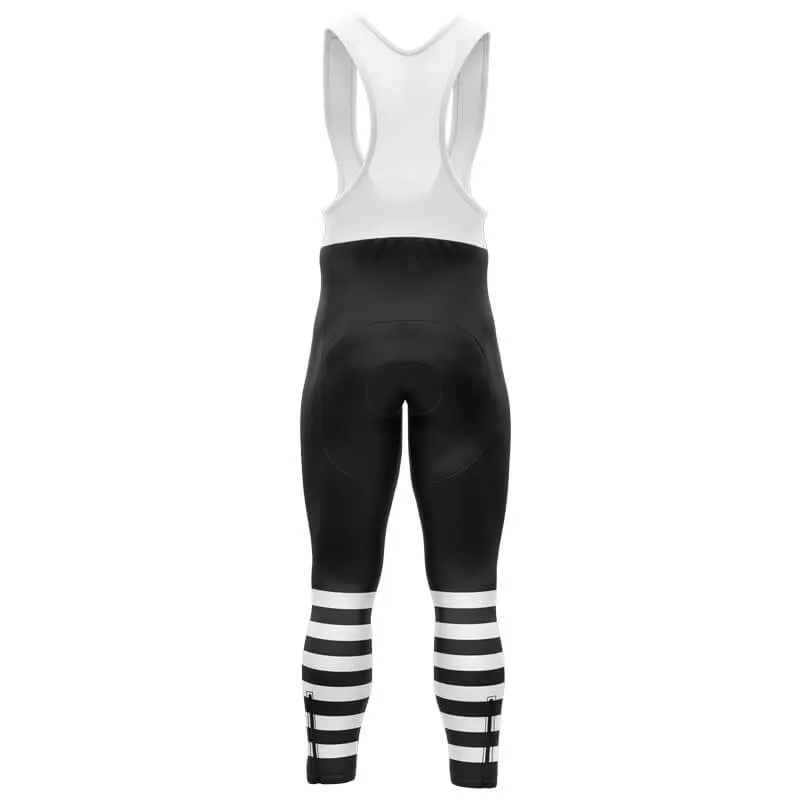 Half Stripes Bib Pants (BLACK)