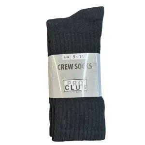 Heavyweight Crew Socks - Black