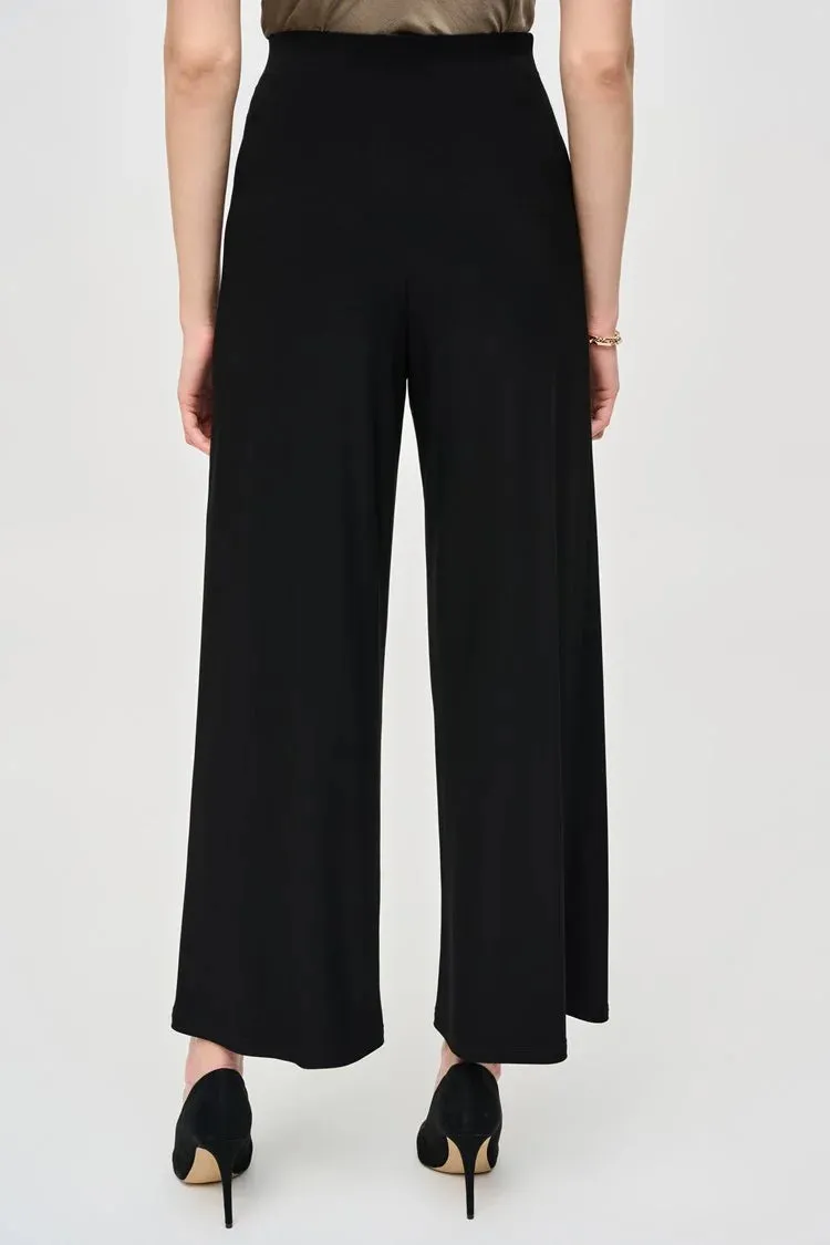 Joseph Ribkoff Silky Knit Wide-Leg Wrap Pants 243028