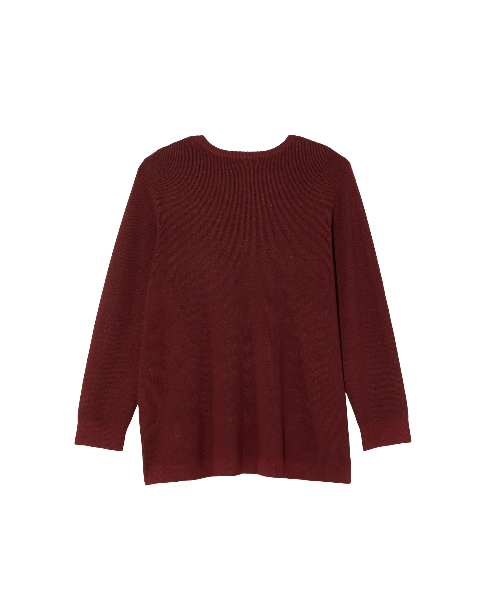 Josephine Crew Neck Rhinestone Top | Burgundy