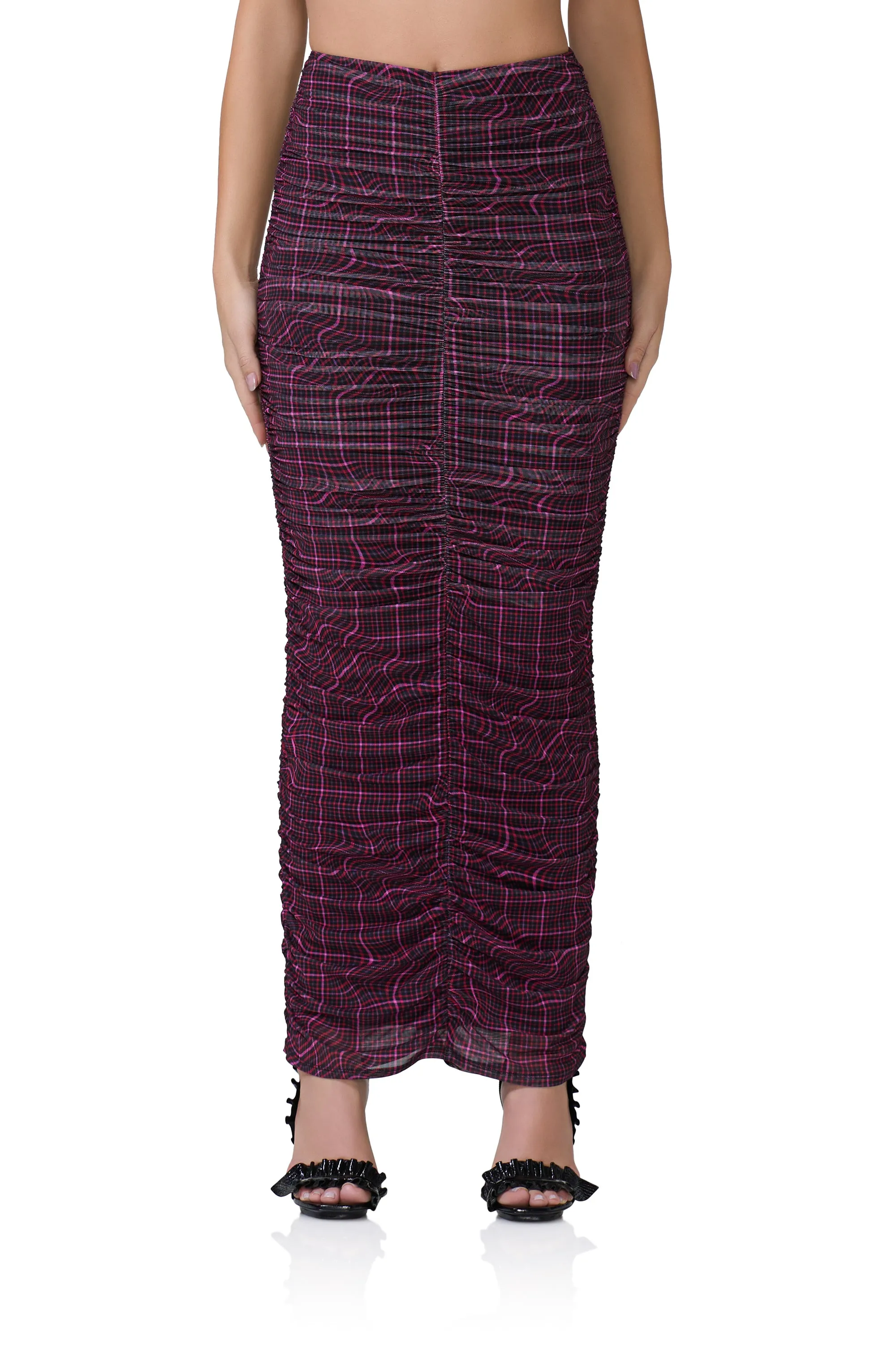 Josie Skirt - Twisted Plaid