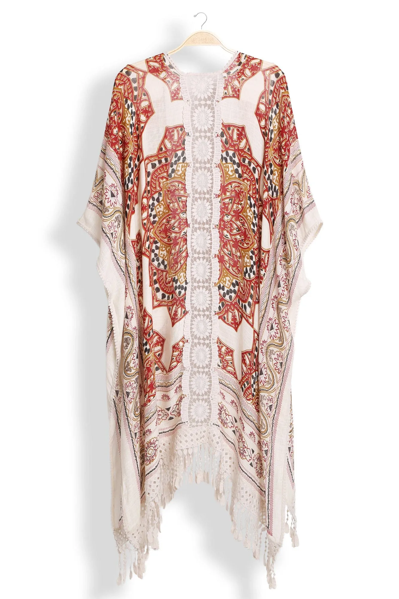 JP5235 Victoria Mandala Kimono With Tassels