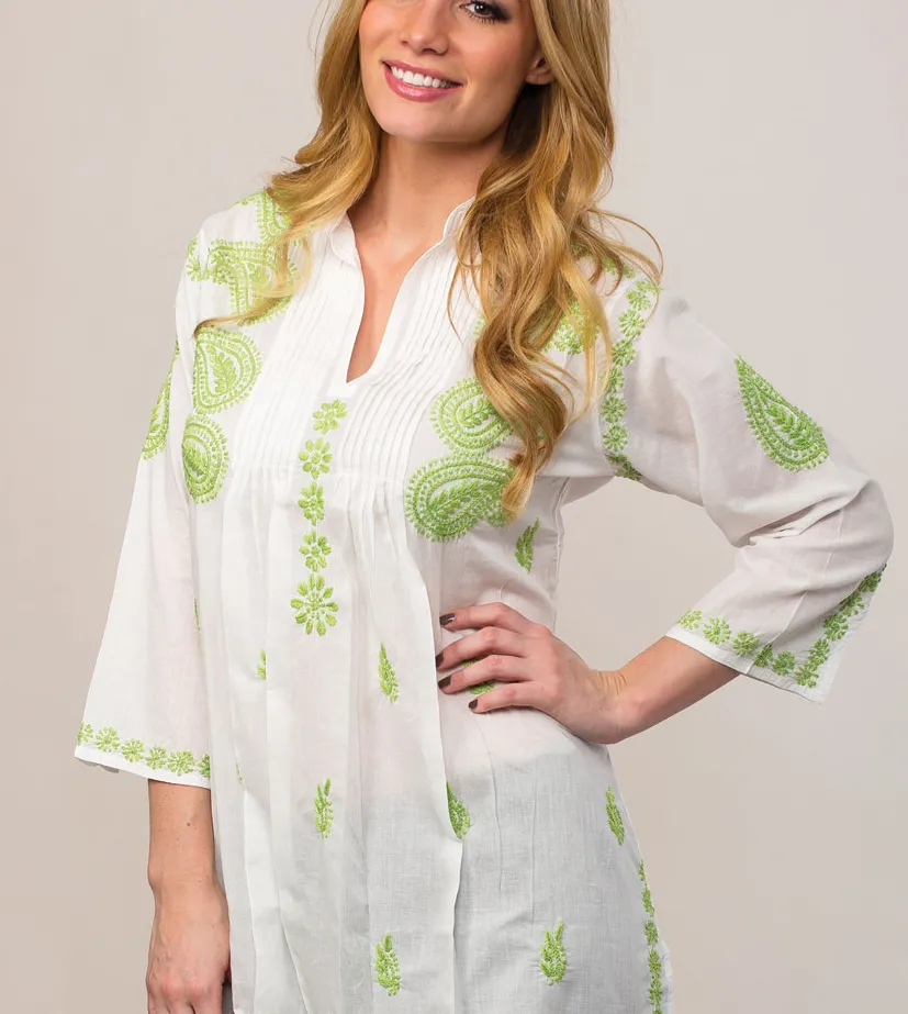 Karishma Embroidered Tunic Top