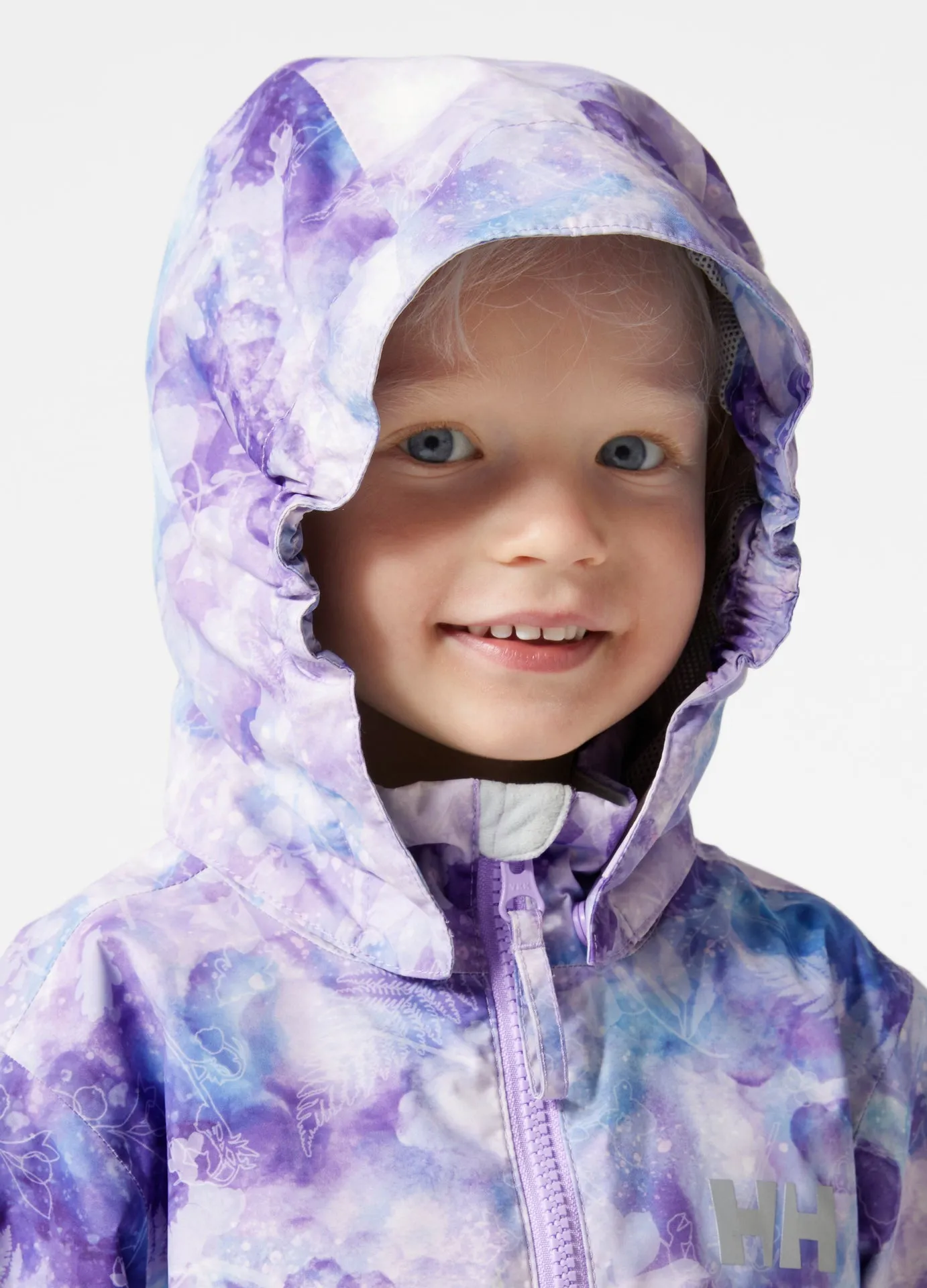 KID'S SARAH RAIN JACKET - HEATHER PRINT