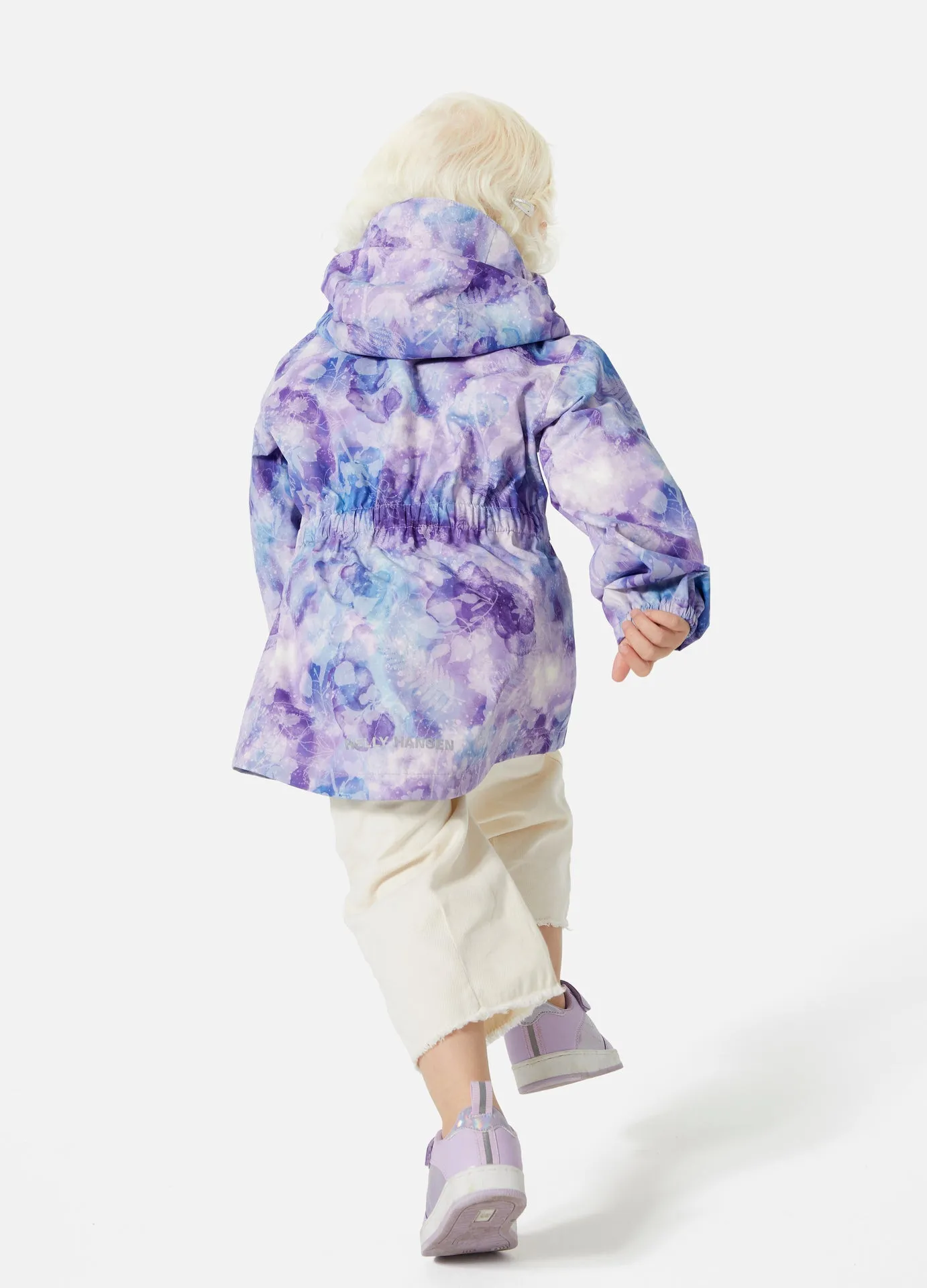 KID'S SARAH RAIN JACKET - HEATHER PRINT