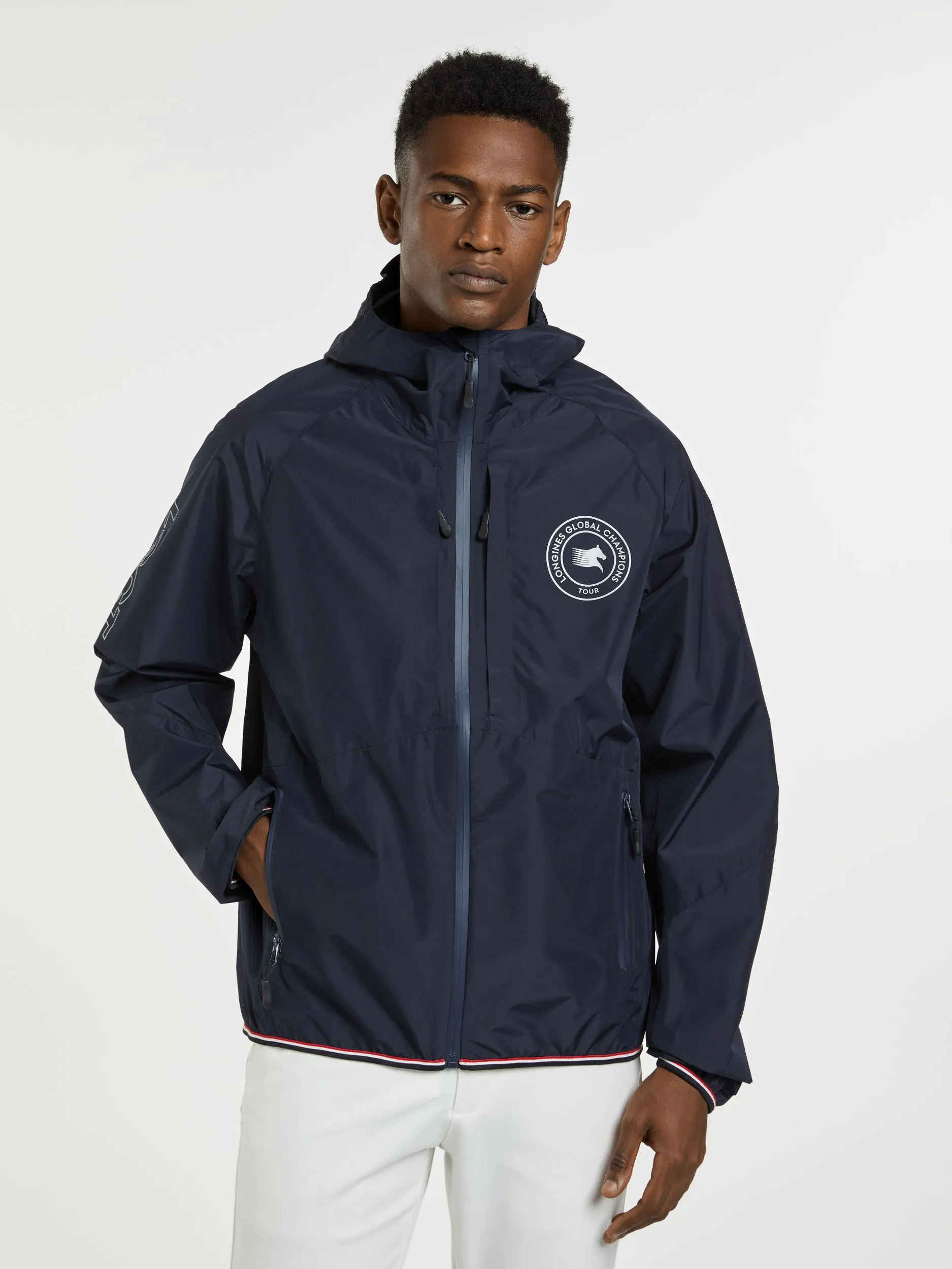 LGCT Essentials Unisex Rain Jacket - Navy Blue