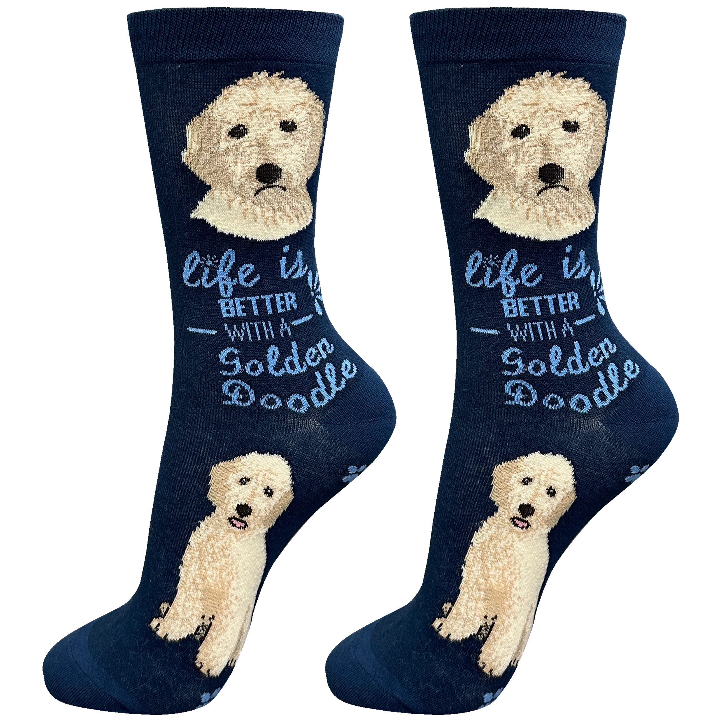 Life Is Better With A Goldendoodle Dog Socks