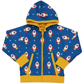 Maxomorra Rocket Organic Cotton Reversible Hoodie