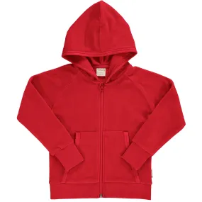 Maxomorra Ruby Velour Zip Hoodie