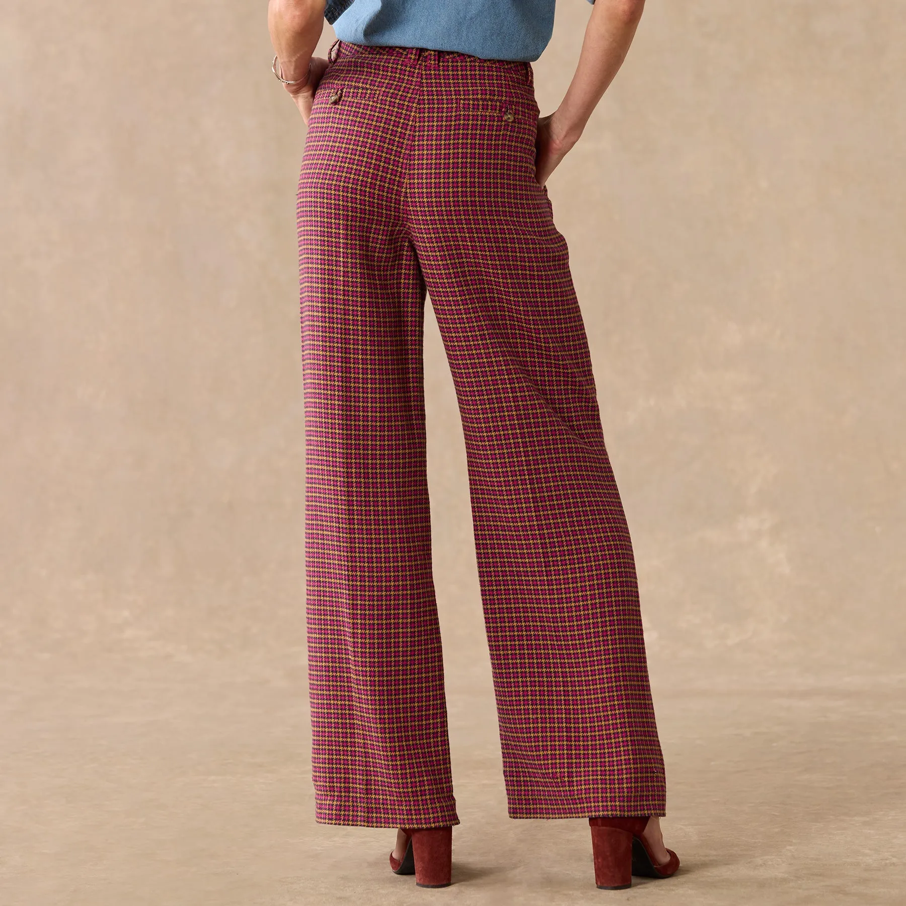 Mayra Plaid Pants