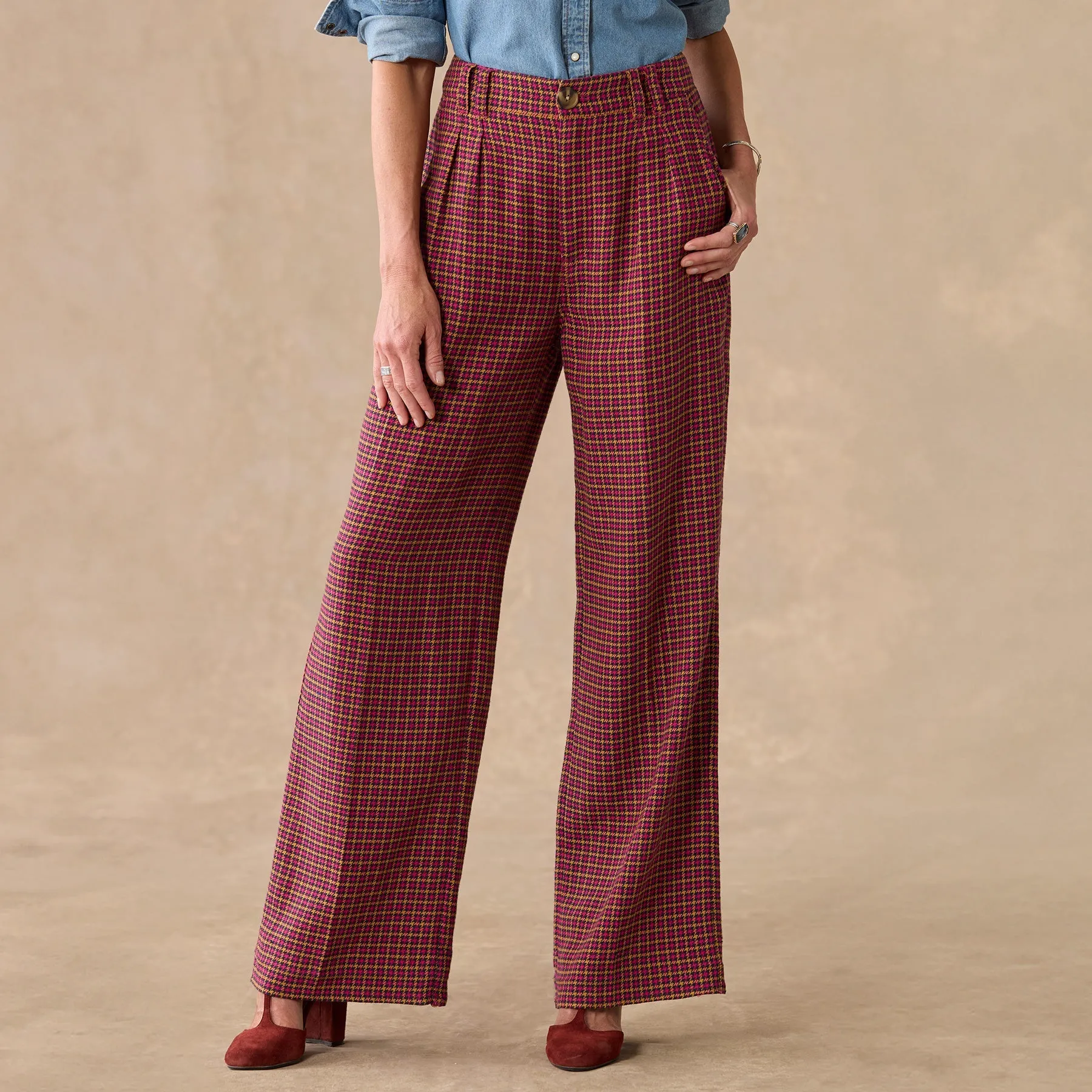 Mayra Plaid Pants