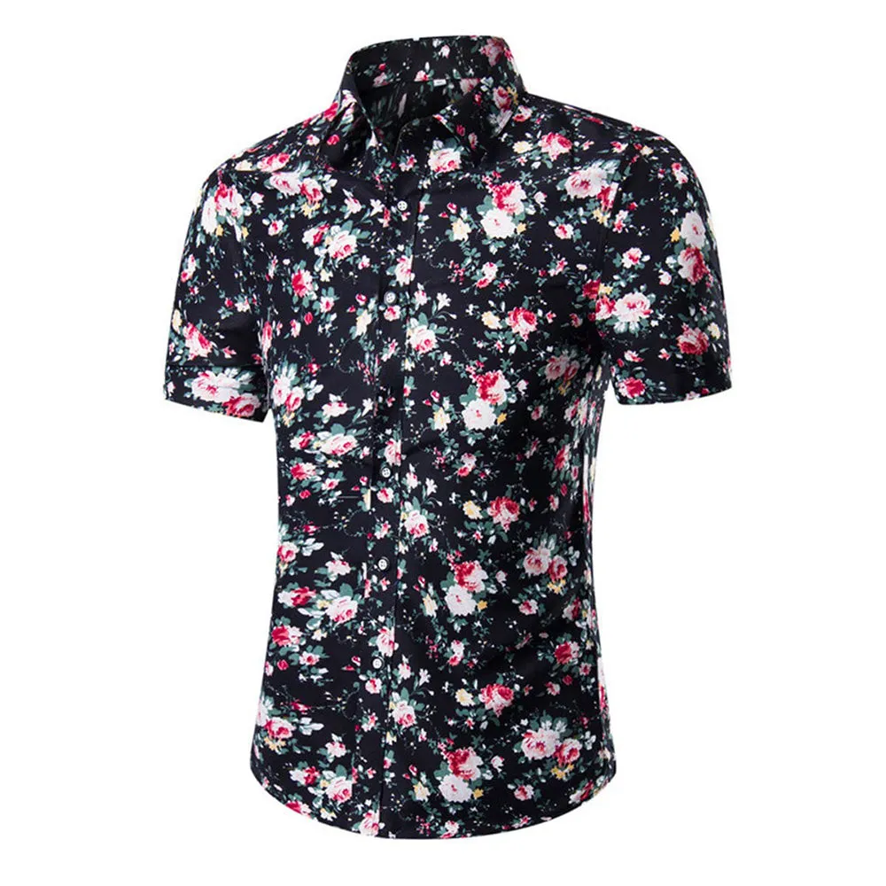 Men's Floral 2 Piece Casual Tracksuit