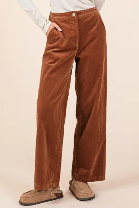 Mittoshop USA Stock Corduroy Pants Back Elastic Waist Trousers