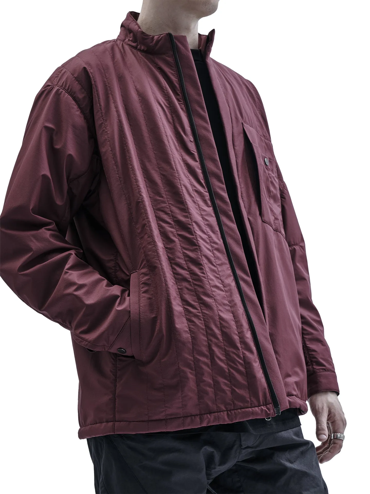 nahien insulator jacket burgundy