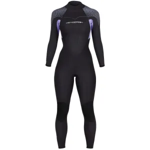 Open Box Henderson 3mm Women's Thermoprene Pro Dive Jumpsuit, Black / Purple, Size: 12