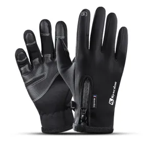 Outdoor Cycling Waterproof Zipper Tactical Gloves