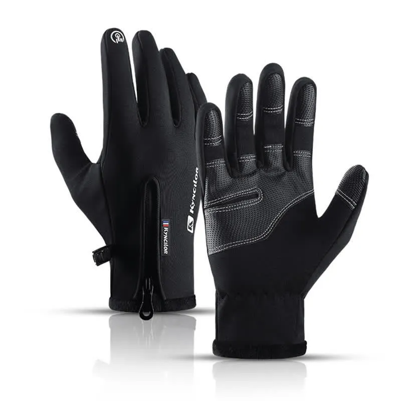 Outdoor Cycling Waterproof Zipper Tactical Gloves