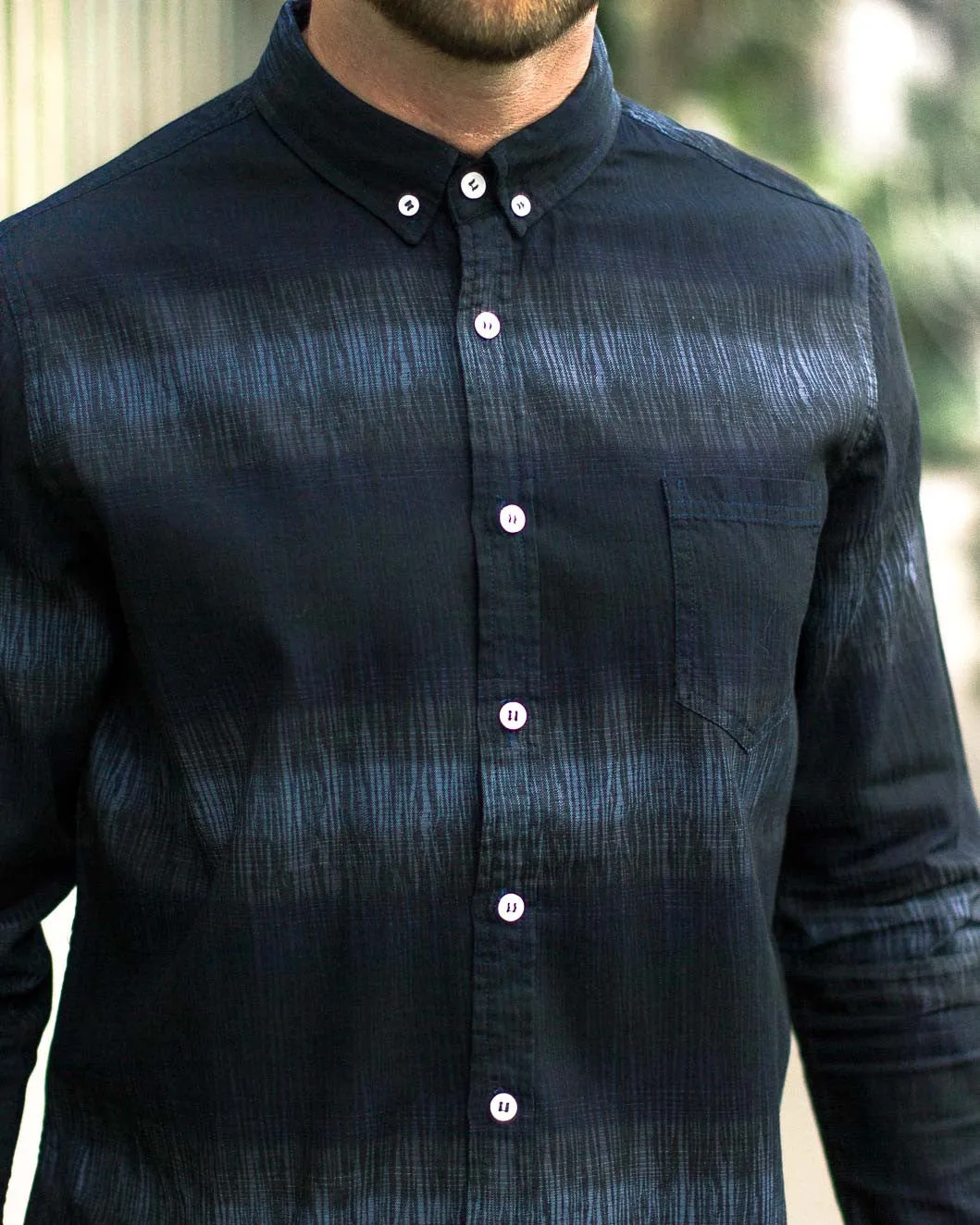 Oxford Lads Woven Ombre Stripe Buttonup