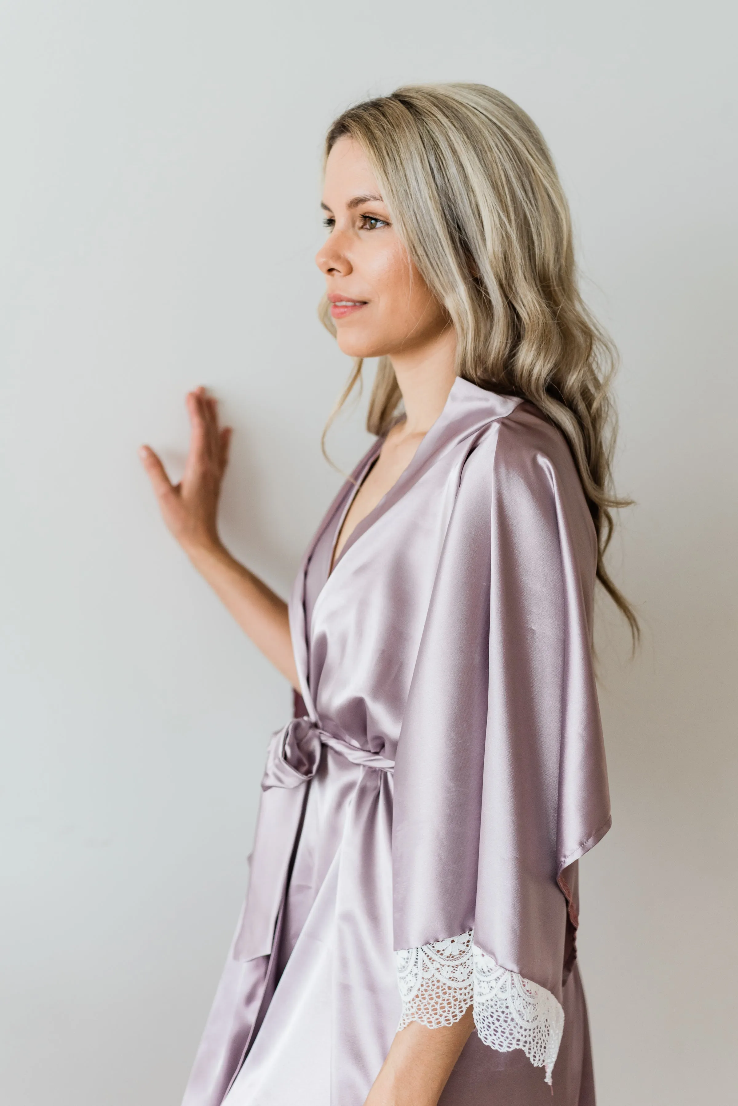 Personalised Celine Robe in Lavender