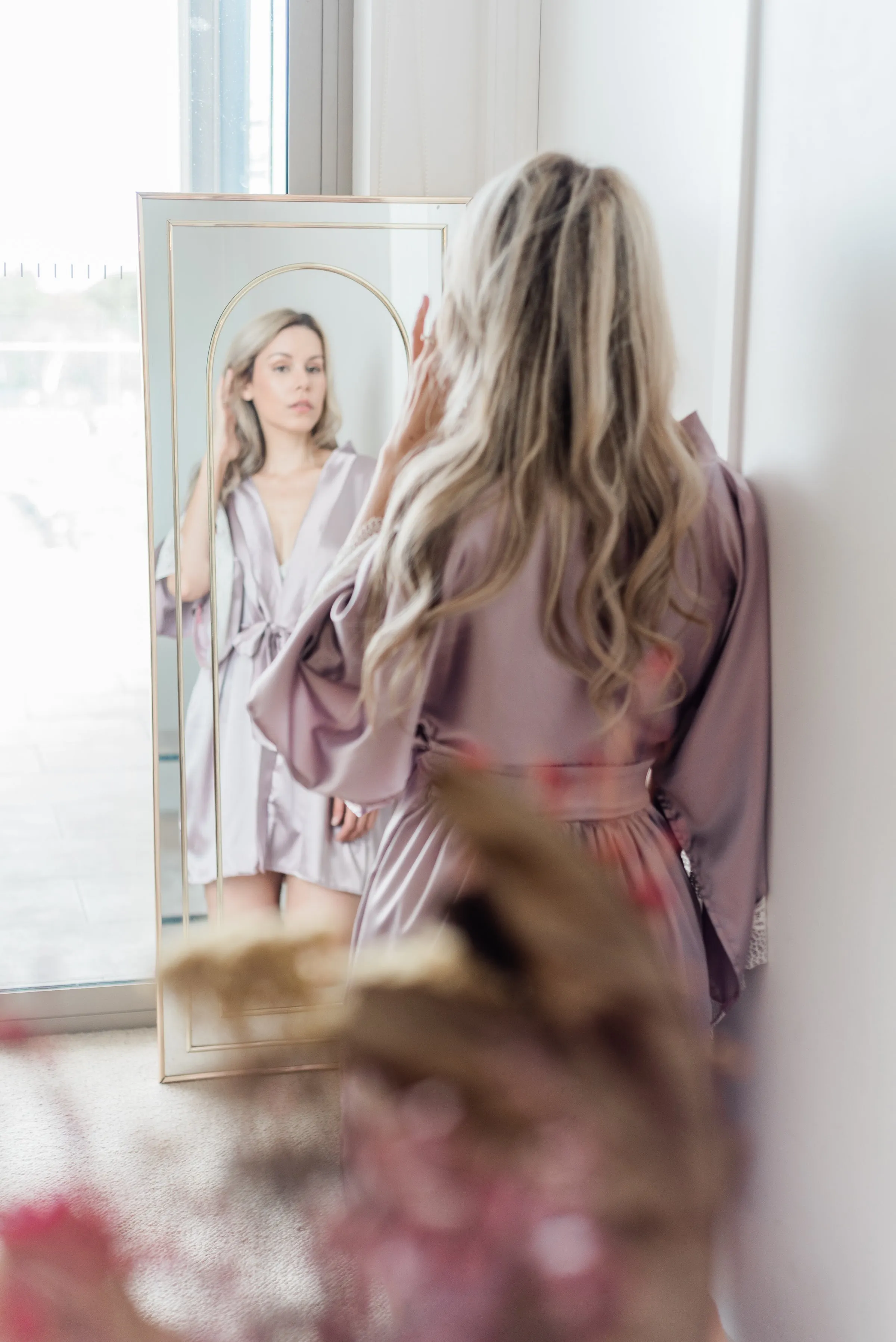 Personalised Celine Robe in Lavender