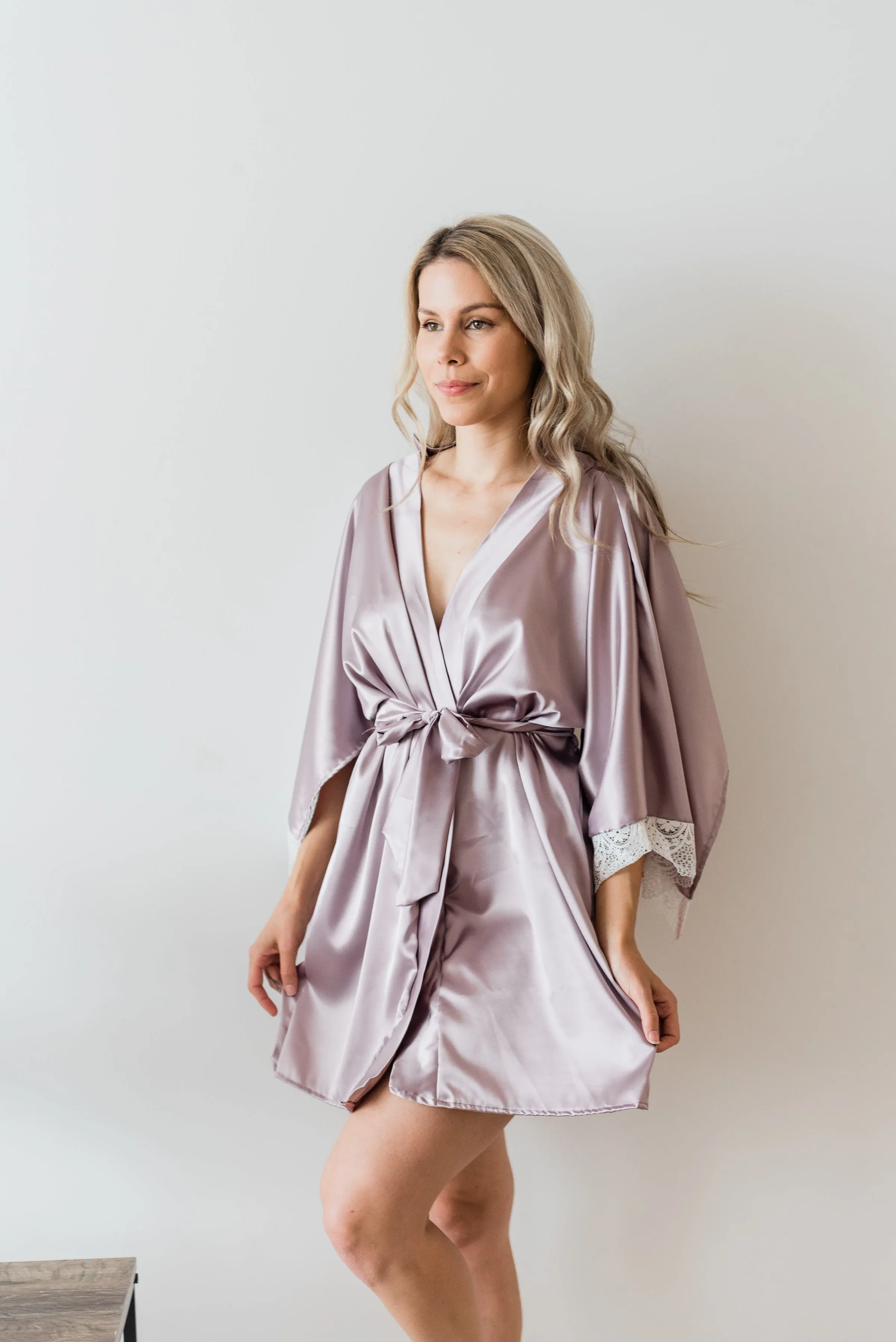 Personalised Celine Robe in Lavender