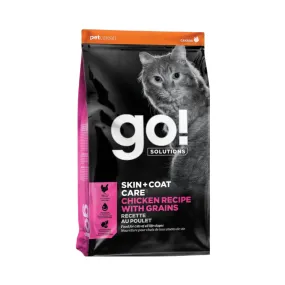 Petcurean Go! Skin & Coat Care Chicken With Grain Dry Cat Food