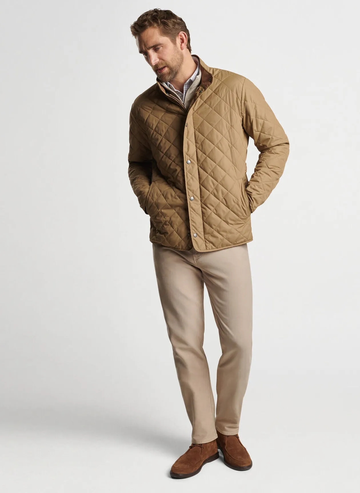 Peter Millar Suffolk Quilted Travel Coat (4 Colors)