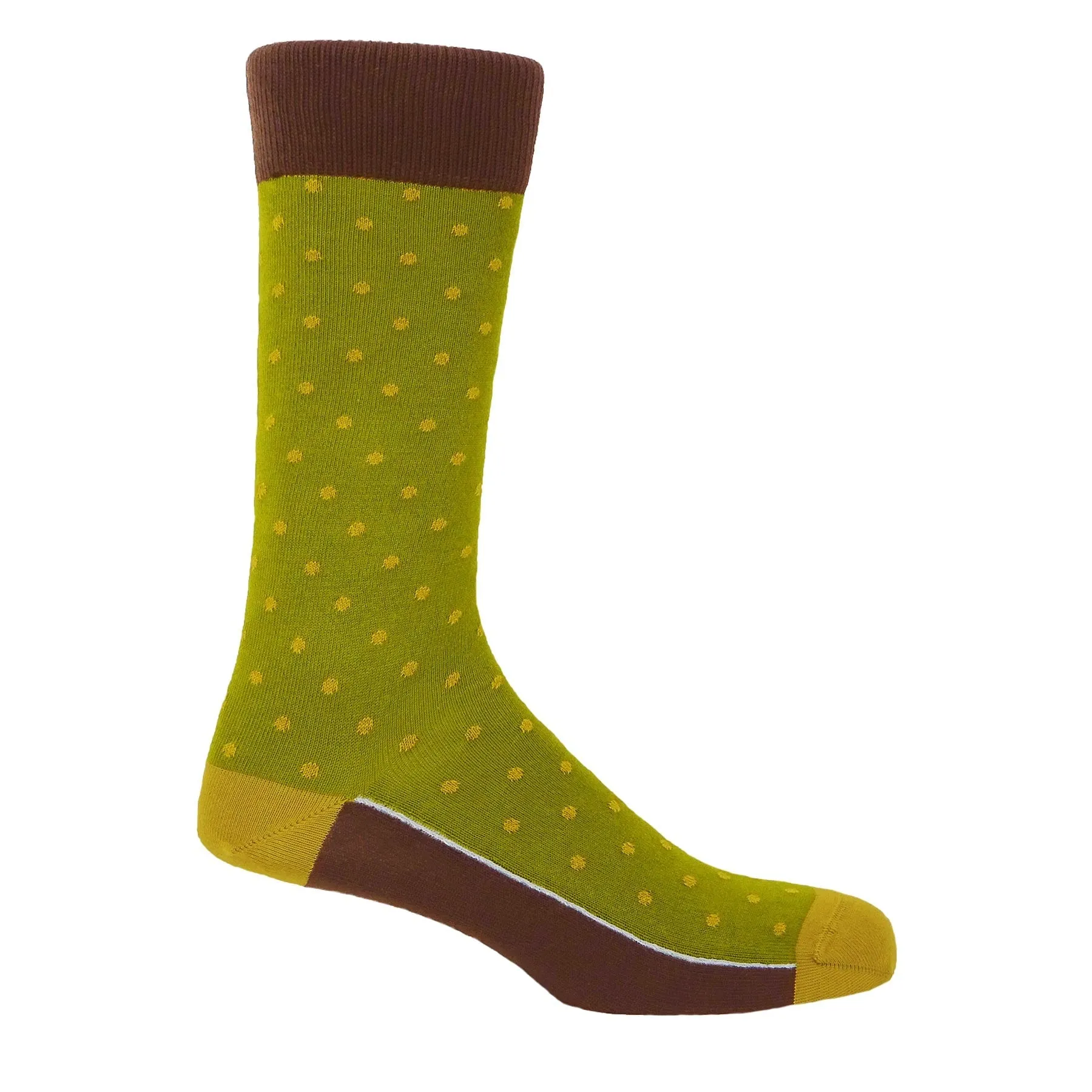 Pin Polka Luxury Men's Cotton Socks