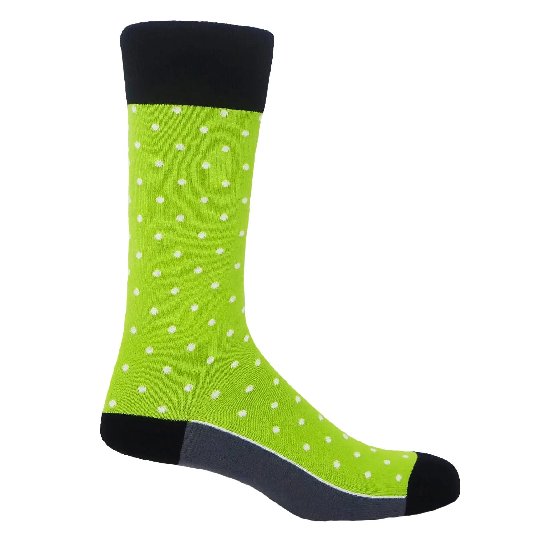 Pin Polka Luxury Men's Cotton Socks