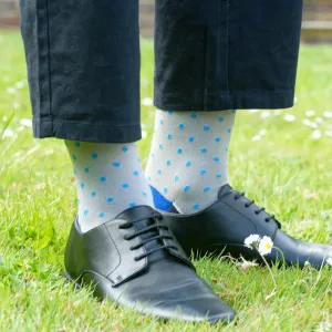 Pin Polka Luxury Men's Cotton Socks