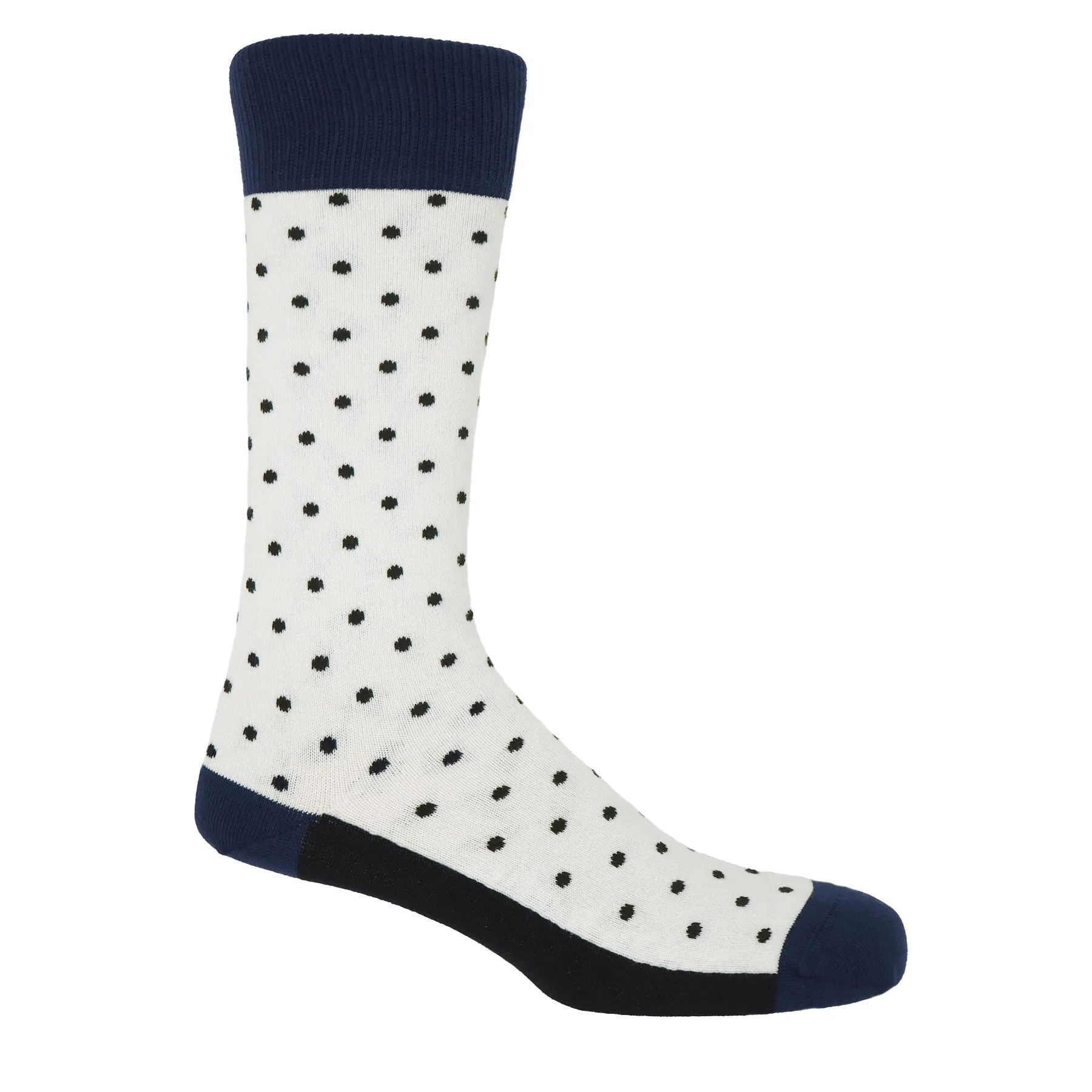 Pin Polka Luxury Men's Cotton Socks