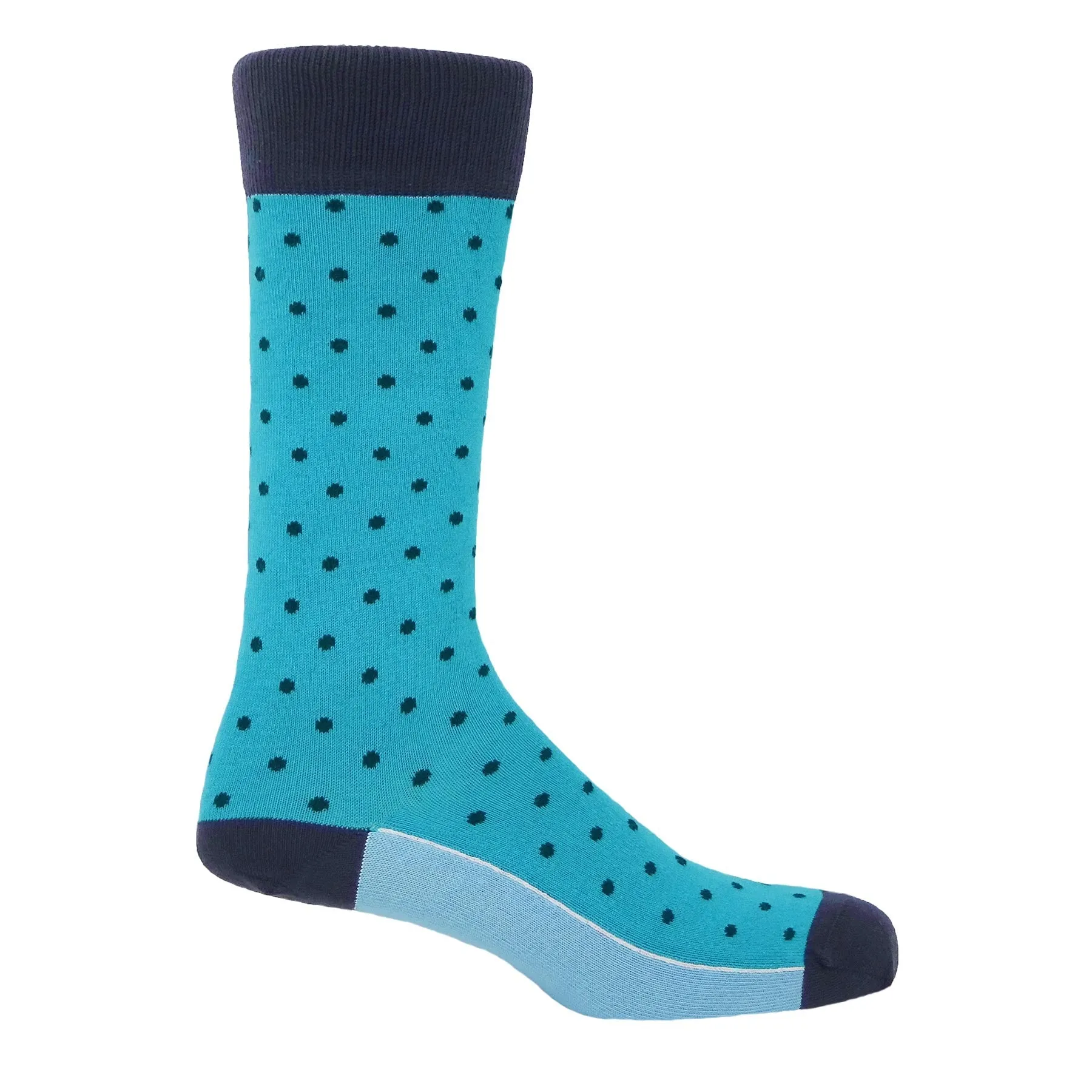 Pin Polka Luxury Men's Cotton Socks