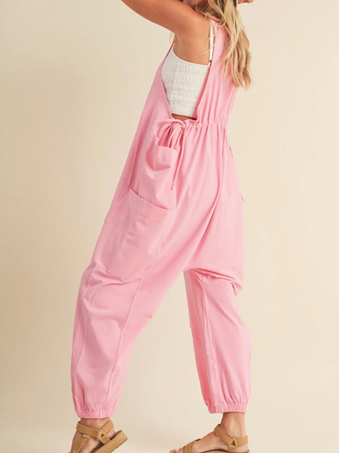 Pink Slouchy Jumpsuit