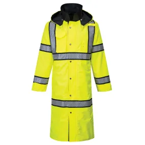 Portwest Hi-Vis Reversible Rain Coat 48" (UH447YBR)