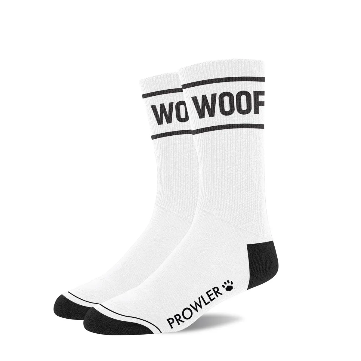 Prowler RED WOOF Socks White Black