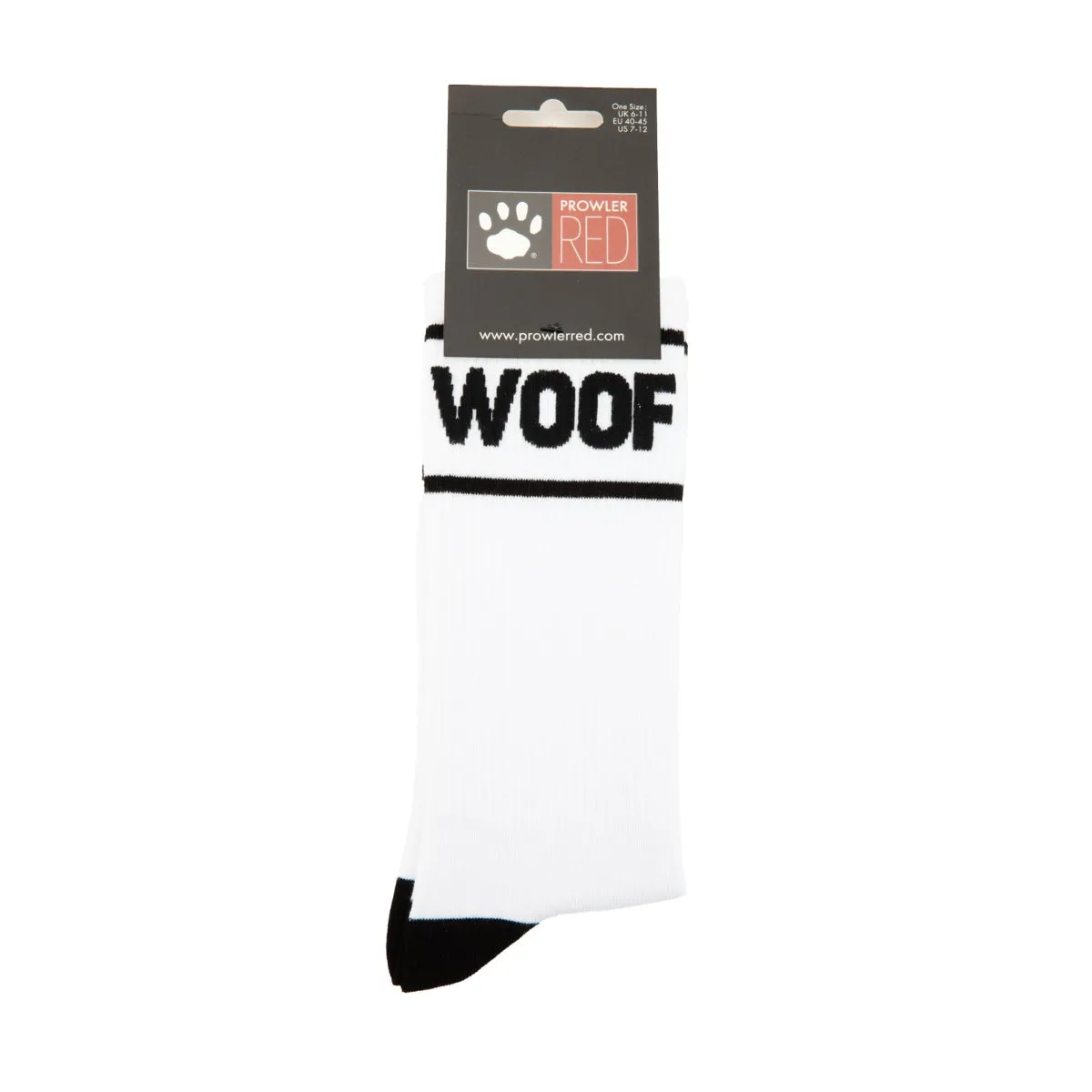 Prowler RED WOOF Socks White Black