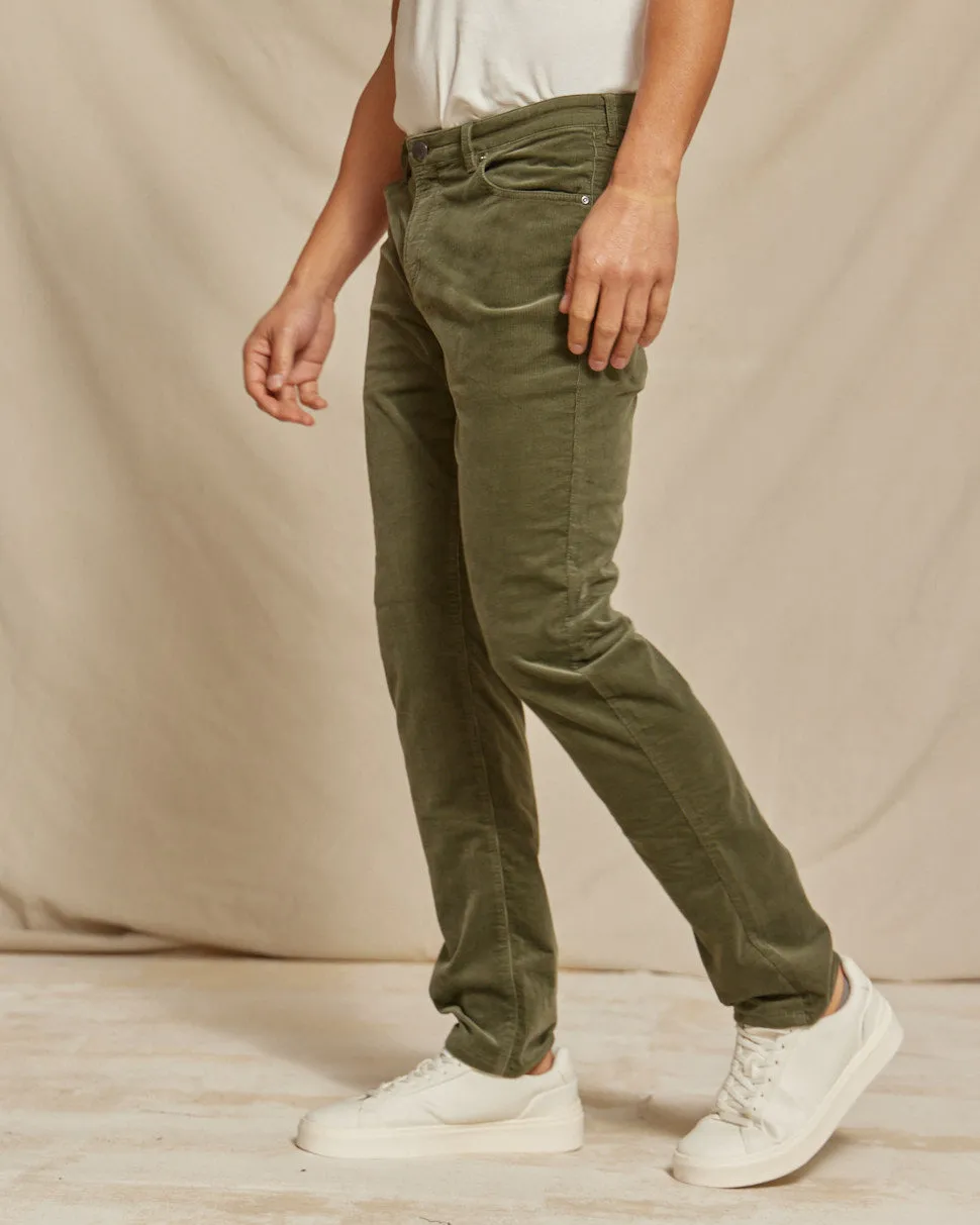 R51 Pant - Flex Cord Stretch 5-Pocket - Dusted Olive