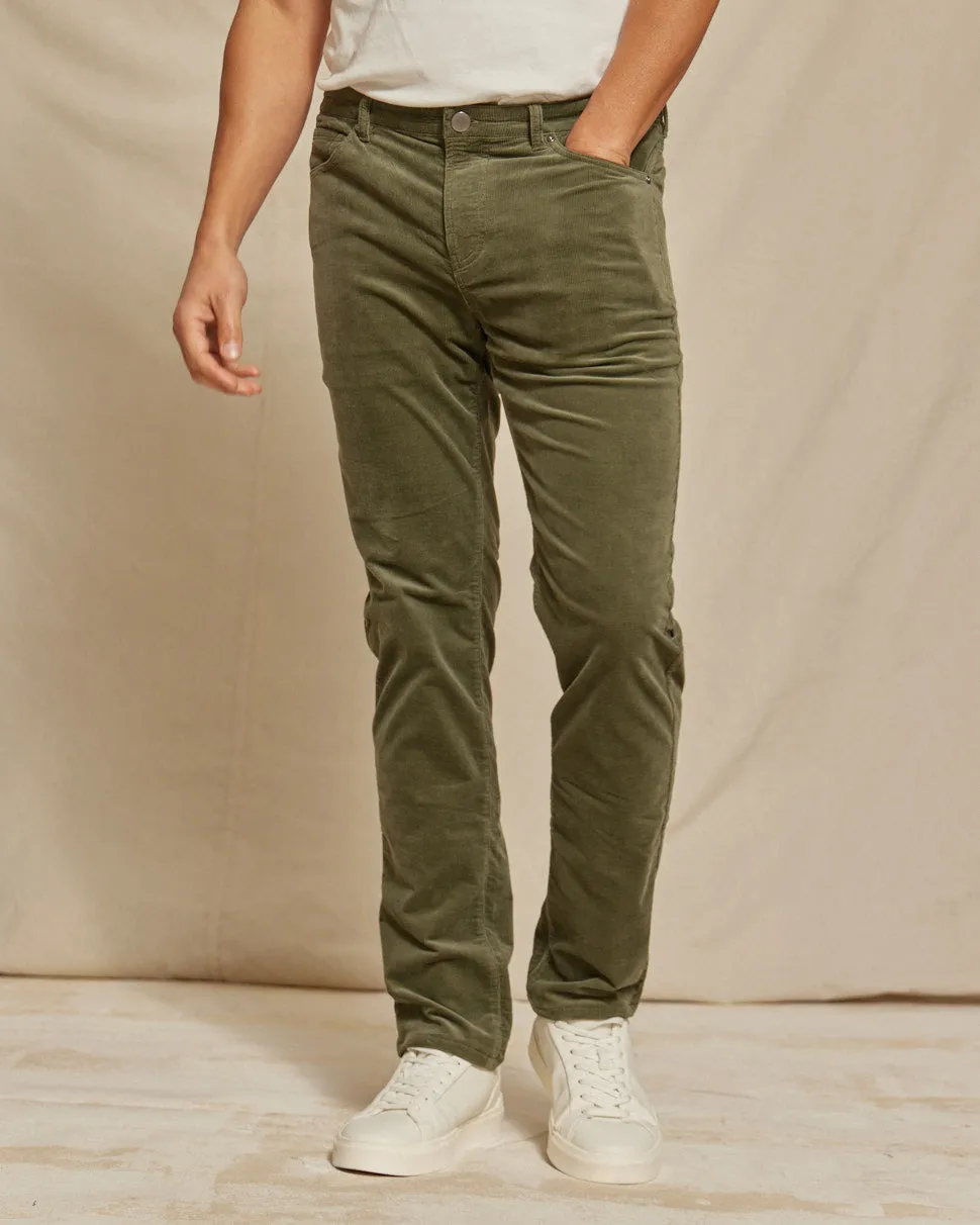 R51 Pant - Flex Cord Stretch 5-Pocket - Dusted Olive