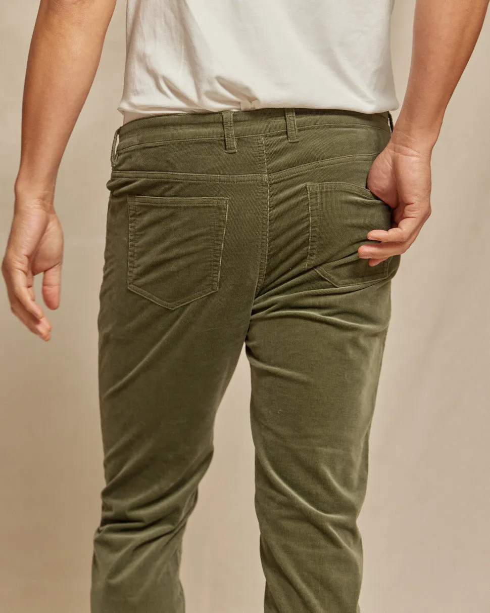 R51 Pant - Flex Cord Stretch 5-Pocket - Dusted Olive