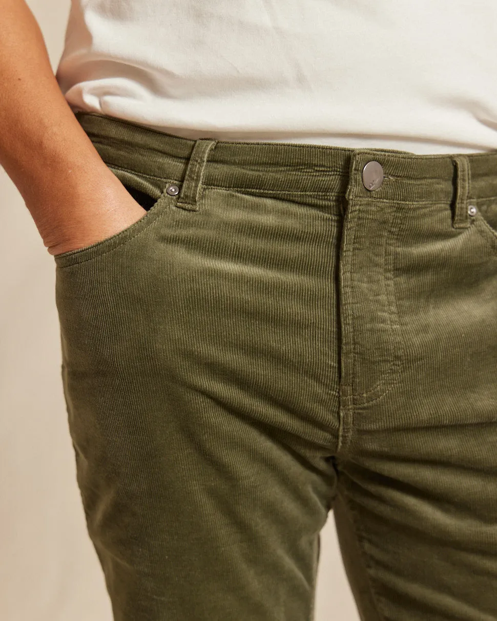 R51 Pant - Flex Cord Stretch 5-Pocket - Dusted Olive