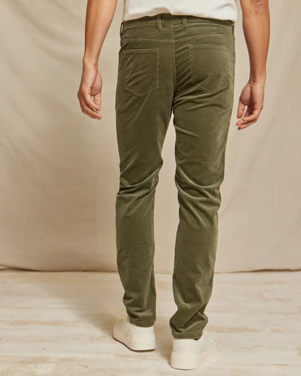 R51 Pant - Flex Cord Stretch 5-Pocket - Dusted Olive