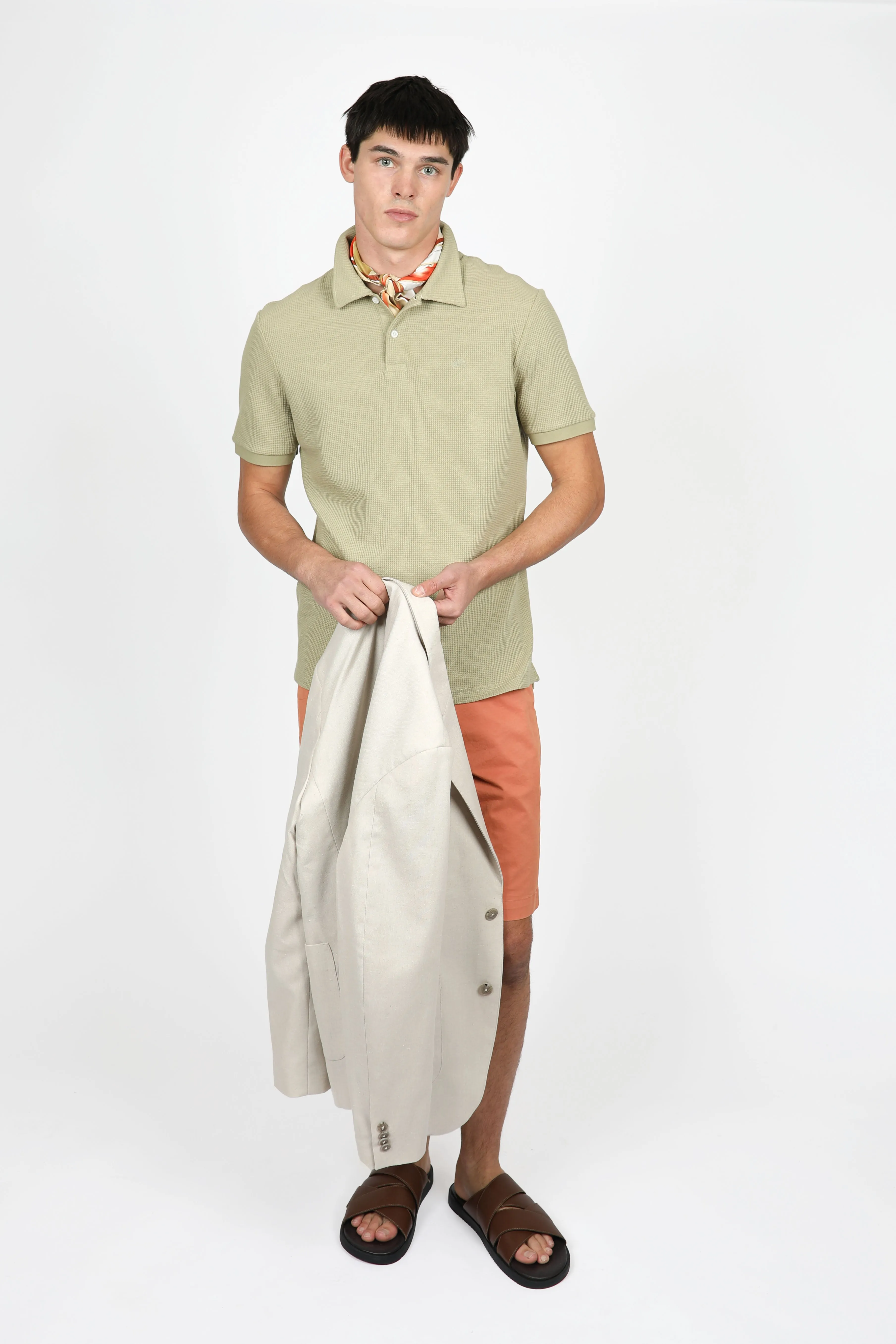 Sage Textured Polo