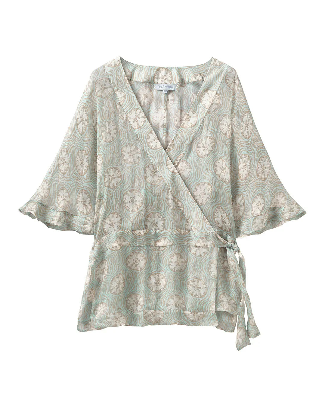 Silk Chiffon Kimono SAND DOLLAR