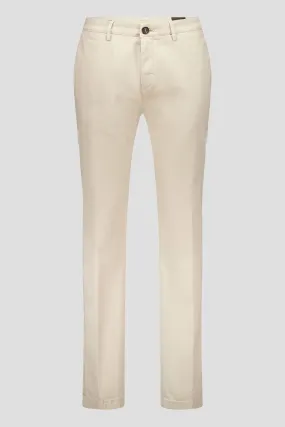 Soft Textured Winter Trousers - Creme